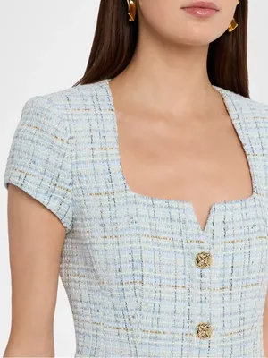 Generation‎ Love NEW!! Blue Sierra Tweed Dress thumbnail 4
