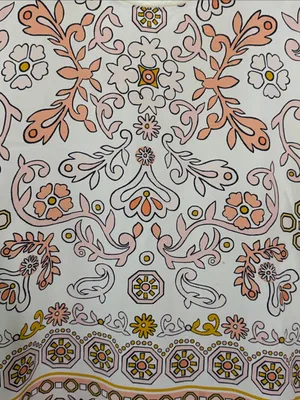 Tory Burch Kayla Mixed Media Top Silk Front Linen Back size Large Lightweight thumbnail 6