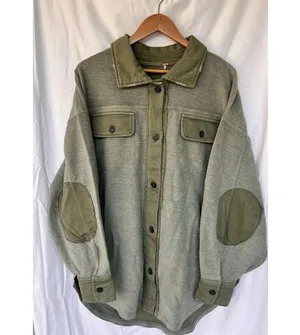 Free People Ruby Jacket Soft Oversized Dolman Quilted Fleece Shacket Size Small thumbnail 6