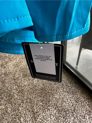 Hollister Satin Slip Dress Teal Blue Spaghetti Strap thumbnail 3