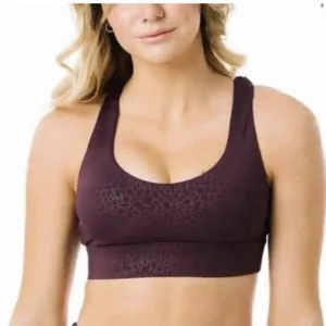 ZYIA Purple Sports Bra thumbnail 1