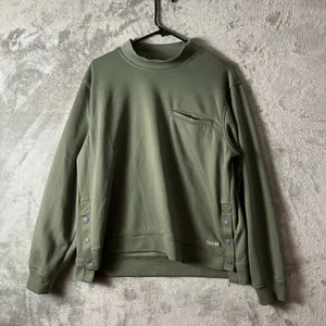 Jaanuu Women's Snap-Side Comfort Pullover Sweater Olive‎ Green Size Large thumbnail 1