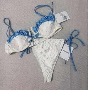 Blue Heart Bikini set  thumbnail 1