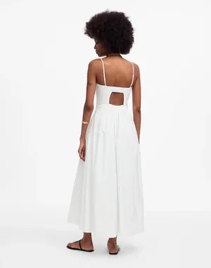 Madewell Poplin Seamed Maxi Dress thumbnail 3