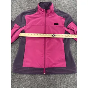 New Balance Womens S Pink Purple Softshell Full Zip Athletic Jacket WALJ6101 thumbnail 4