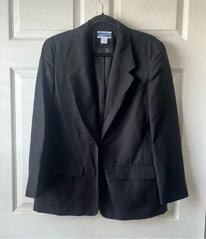 Pendleton Vintage One Button Blazer Jacket Size 10 thumbnail 1