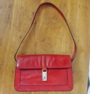 Fossil Leather Retro Turnlock Close Shoulder Bag thumbnail 2