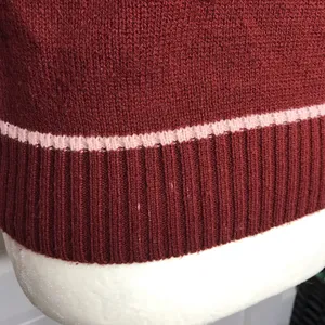 Vintage Sultra zip up sweater jacket maroon size S 70’s era Pockets thumbnail 13
