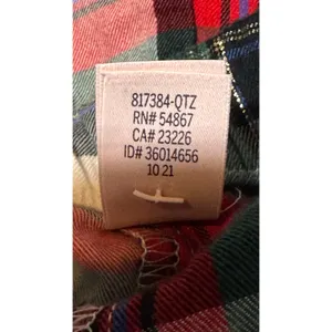 Victoria’s Secret Plaid Flannel Pajama Set Women’s Large thumbnail 8