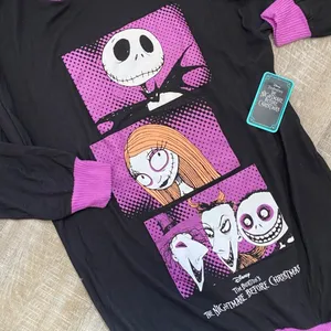 NWT Disney Nightmare Before Christmas Halloween Sweater Dress Tunic Top Women XS thumbnail 5