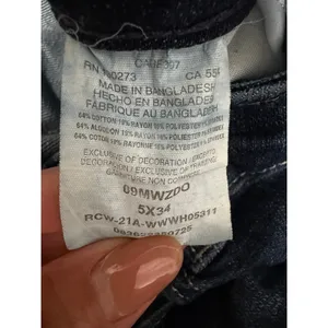 Wrangler Boot Cut Jeans Women's Size 5x34 Dark Wash Stretch Mid Rise Denim thumbnail 7