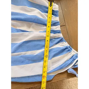 Loft Beach One Shoulder Maxi Dress Womens‎ Blue White M thumbnail 6