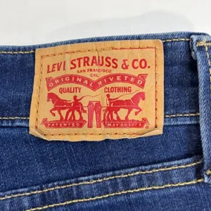 Levis Classic Mid Rise Skinny Jeans Womens 2 Dark Wash Blue Denim‎ Pants thumbnail 4