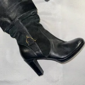 Lauren Ralph Lauren - Genuine Leather Suede Woman’s Heeled Boots Size 6M Classic thumbnail 6