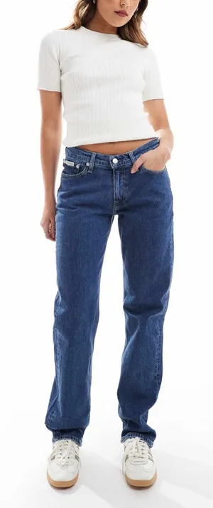 Calvin Klein Straight Leg Jeans Size 14 thumbnail 1