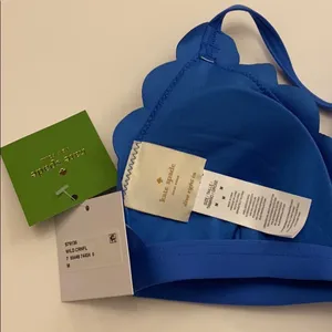 Kate Spade NWT  Scalloped Triangle Bikini Top thumbnail 6