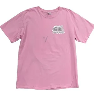 Breast Cancer Awareness T-shirt Short Sleeve Size Large Save The HOO-HAs Pink thumbnail 8