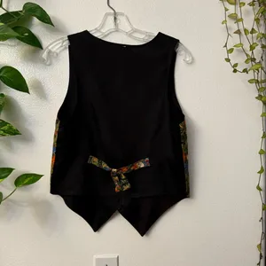 Vintage 111 Main Pumpkin Scarecrow Crow Corn Vest Women’s/ Men’s L/XL Button Up thumbnail 3