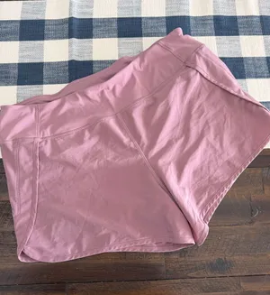 CRZ YOGA Dusty Pink Athletic Shorts thumbnail 1