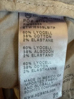 AG Caden Wide-Leg Pants Taupe 28 NWT thumbnail 5