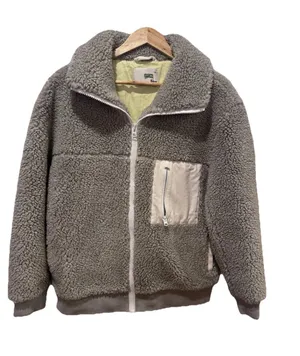 Wilfred Free  Aritzia Teddy Sherpa Jacket Zip Up Medium thumbnail 1