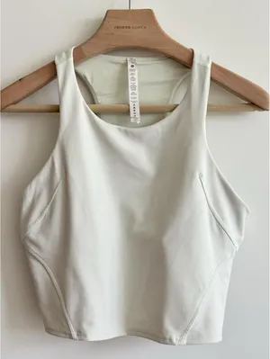 Lululemon Wunder Train Racerback Tank Top Kohlrabi Green Size 14 thumbnail 5