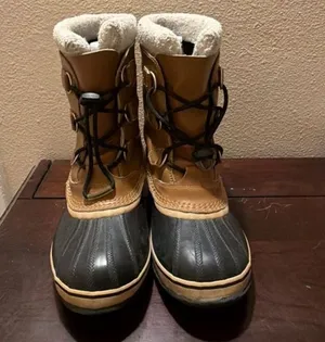 SOREL Vintage Winter Carnival Tan Boots Cozy Gorpcore Warm Fleece Lined thumbnail 2