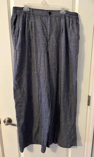 Aerie Wide Leg Pants, Sz XL Long thumbnail 1