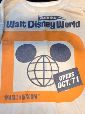 Disney Long Sleeve Graphic Tee - Cream/Orange thumbnail 3