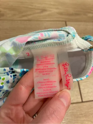 Lilly Pulitzer Women’s Flamenco Tankini Swim Top Size 2 thumbnail 3