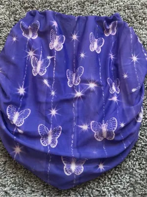 Tic Toc Women’s Purple Butterfly Print Blouse thumbnail 2