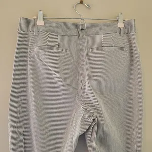 Talbots Navy and White Striped Hampshire Ankle Pants thumbnail 5
