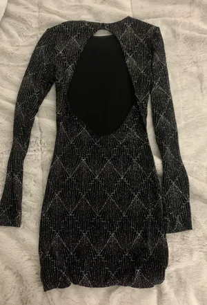 Divided Black Dress thumbnail 3