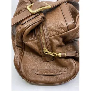 cole haan brown leather shoulder bag thumbnail 6