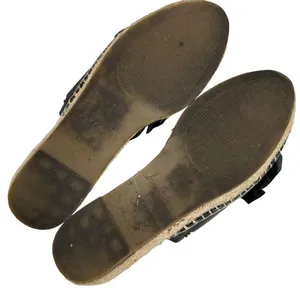 Sam Edelman Lynda Black Leather Espadrille Mules thumbnail 7