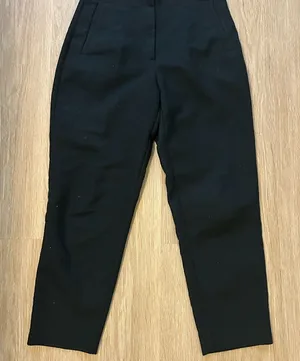 Zara Black High Rise Trousers thumbnail 1