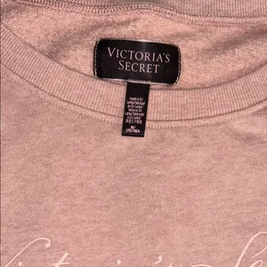 Vintage Victoria's Secret Blush Crew Neck Sweat Shirt thumbnail 2