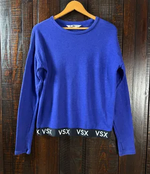 VSX Blue Violet Long-Sleeve Running Sweater Top thumbnail 1