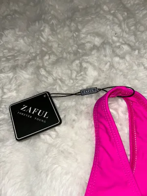NWT Zaful Hot Pink Bikini Set  thumbnail 10