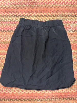 lululemon athletica Black Drawstring Mini Skirt thumbnail 3