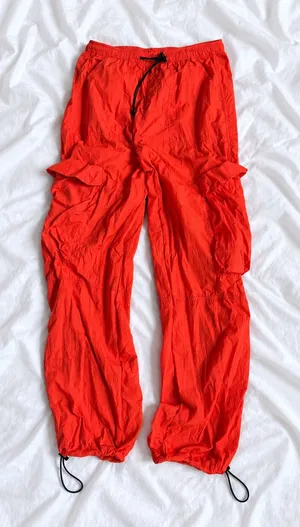 Garage Orange Parachute Cargo Pants – XS thumbnail 1