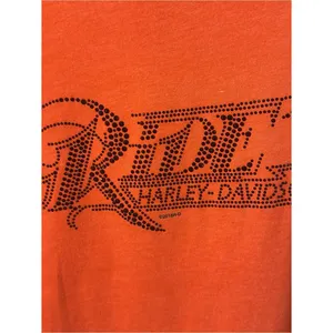 Harley Davidson Sun Denver Embellished T-Shirt Size L thumbnail 2
