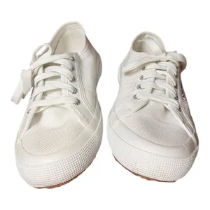 Superga White Canvas Cotu Classic Sneakers Men-6 Women 7.5 thumbnail 4