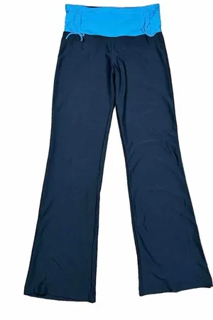 Marika Wide Leg Pants Women's Size Medium Back And Blue‎ Yoga Workout Athletic thumbnail 1