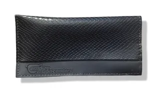 Vintage 90s Empire VisionFaux Blue Snakeskin Glasses Case thumbnail 1