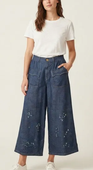 Celestial Constellation Chambray Wide thumbnail 1