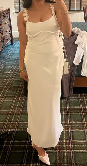 Dillard's Allison & Kelly White Dress thumbnail 1