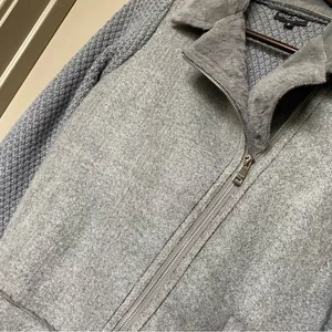 Dor Dor Couture Grey Zip Up‎ Jacket, Size Small thumbnail 3