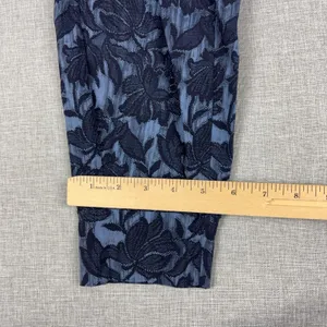 Athleta Trekkie North Jogger Pants Womens Size 6 Blue Floral Hiking Travel Nylon thumbnail 4