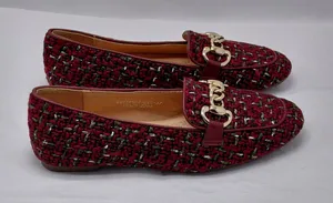 Patrizia by Spring Step Knitknot Loafers Size 37 (US 6.5-7) Tweed Office Preppy thumbnail 1